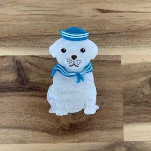 Erstwilder The Sailor Pup Brooch dog pin NWOT